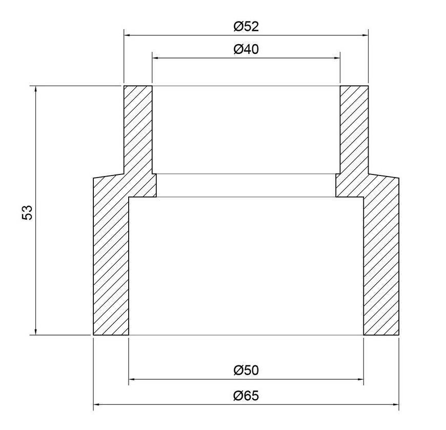 Муфта PPR THERMO ALLIANCE 50х40 - DSB110