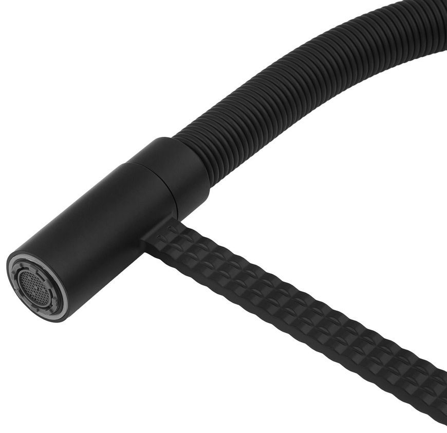 Змішувач для кухні з рефлекторним виливом Kroner KRP Ersel-SCH03999 чорний CV033802 - Ersel-SCH03999