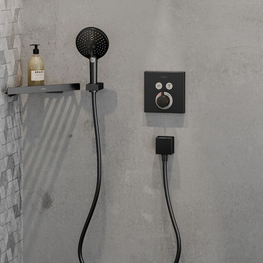Термостат скрытого монтажа HANSGROHE ShowerSelect на 2 функции Brushed Black Chrome 15763340 черный хром - 15763340