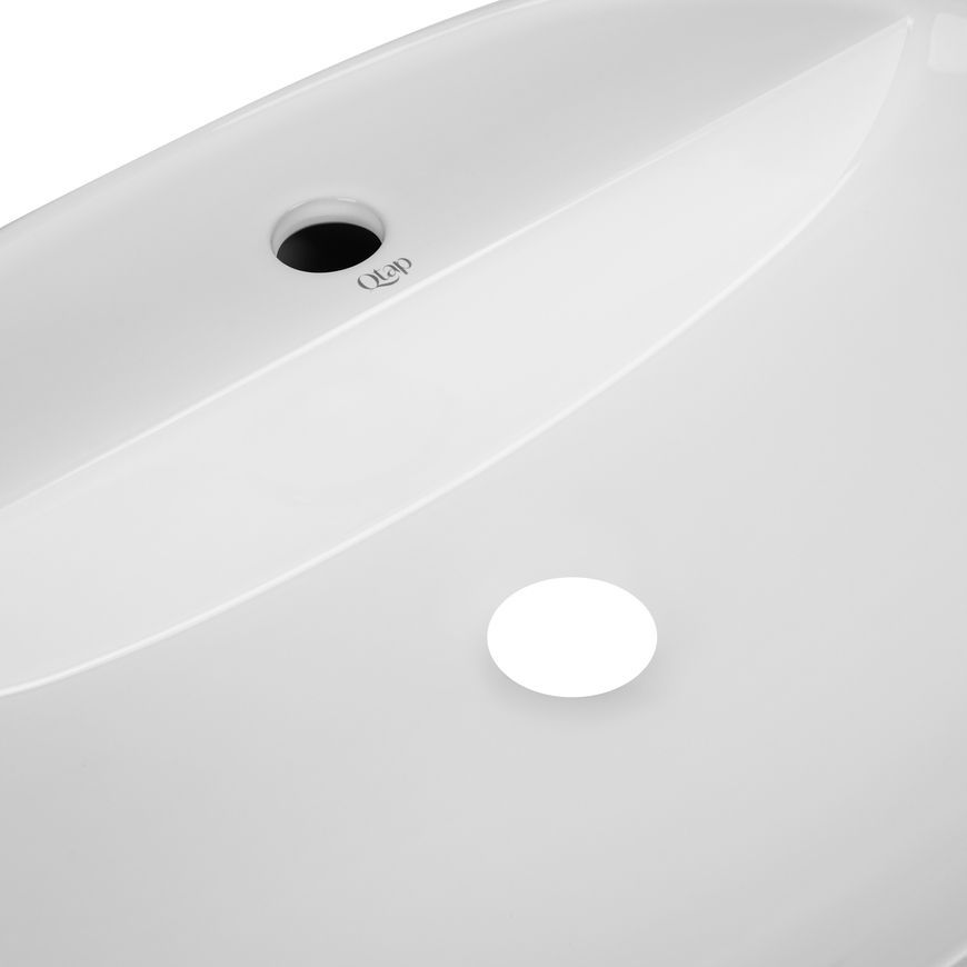 Раковина накладная овальная Qtap Scorpio 600x400x120 White QT14112203WN - QT14112203WN