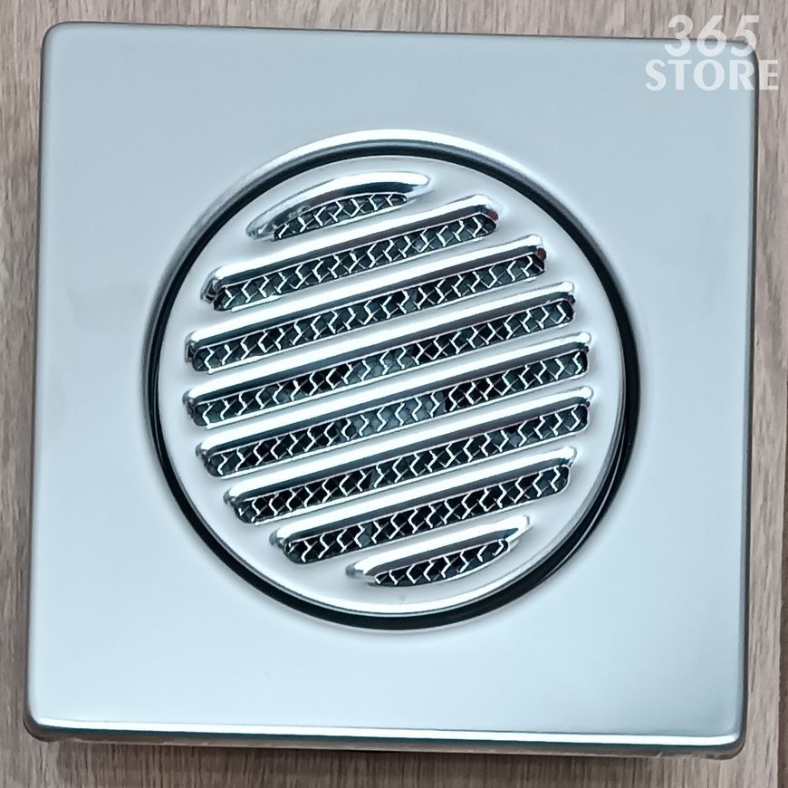 Решітка McALPINE 150х150 з кришкою і сухим затвором MRFGC3SNRFV-110 вихід 110 - MRFGC3SNRV-110
