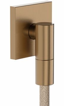 Шлангове під&rsquo;єднання HANSGROHE FixFit Fine E зі зворотним клапаном Brushed Bronze 28883140 бронза - 28883140