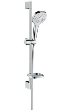 Душовий набір HANSGROHE Croma Select E 110 3jet Vario 65 см з мильницею Chrome/White 26586400 хром/білий - 26586400