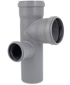 Крестовина двухплоскостная канализационная Ostendorf-OSMA HT-System PLUS d110/110/110/75&times;87&deg; (Л) SD00057597