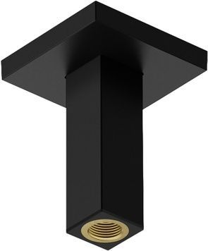 Тримач верхнього душу стельовий HANSGROHE E 10 см Matt Black 24338670 чорний матовий - 24338670