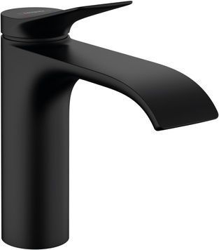 Смеситель для раковины HANSGROHE Vivenis 110 Matt Black 75022670 черный матовый - 75022670