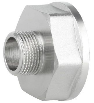 Переходник латунный Thermo Alliance Forte 1 1/2"ВРх3/4"НР никелированный SF3604020