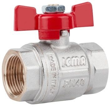 Кран шаровой ICMA 3/4" прямой PN40 №349 87349AE11 - 87349AE11