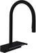 Змішувач для кухонної мийки HANSGROHE Aquno Select M81 170 3jet з витяжним виливом Matt Black 73837670 чорний матовий - 73837670 - 1