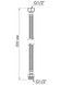 Шланг для подключения воды Thermo Alliance Standart 30 см Nylon 1/2"x1/2" ВН TAS388W30