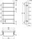 Рушникосушарка водяна LIDZ Standard (CRM) D32/20х1/2" 400x800 P6 - LSTNDD32201240806WAT - 6