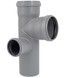 Крестовина двухплоскостная канализационная Ostendorf-OSMA HT-System PLUS d110/110/110/75&times;87&deg; (Л) SD00057597