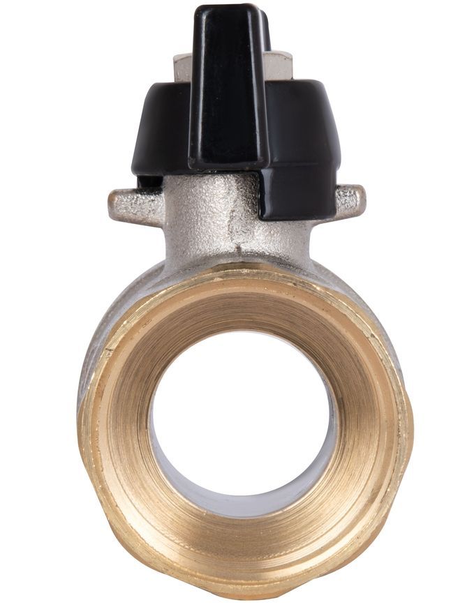 Кран кульовий Thermo Alliance Base 1" ВЗ прямий, латунь, PN40, метелик SD607W25 - SD607W25