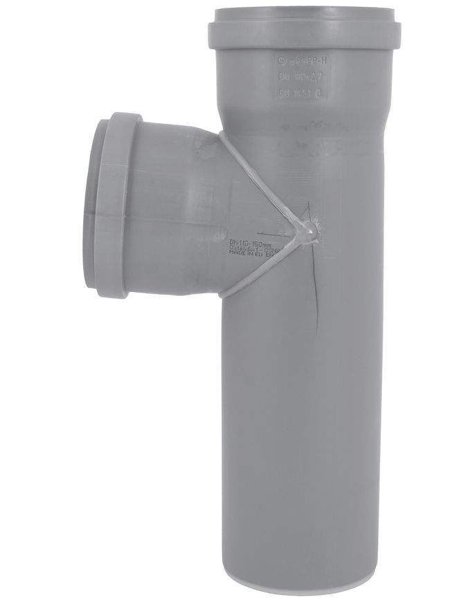 Крестовина двухплоскостная канализационная Ostendorf-OSMA HT-System PLUS d110/110/110/75&times;87&deg; (Л) SD00057597