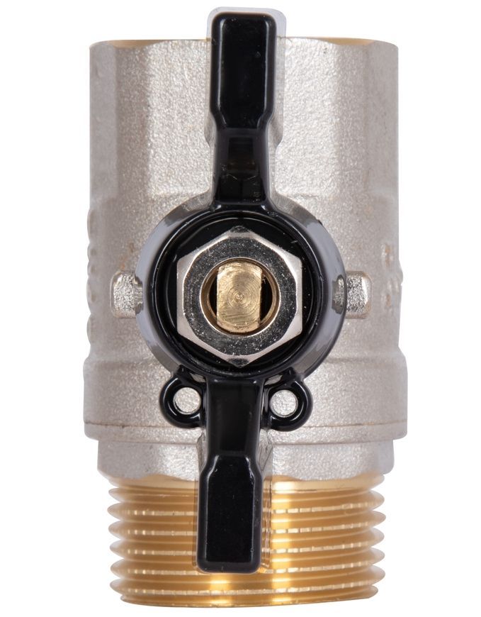 Кран кульовий Thermo Alliance Base 1" ВЗ прямий, латунь, PN40, метелик SD607W25 - SD607W25