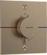 Термостат скрытого монтажа HANSGROHE ShowerSelect Comfort E на 2 функции Brushed Bronze 15572140 бронза - 15572140 - 1