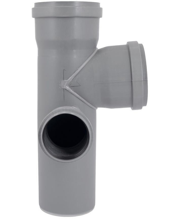 Крестовина двухплоскостная канализационная Ostendorf-OSMA HT-System PLUS d110/110/110/75&times;87&deg; (Л) SD00057597