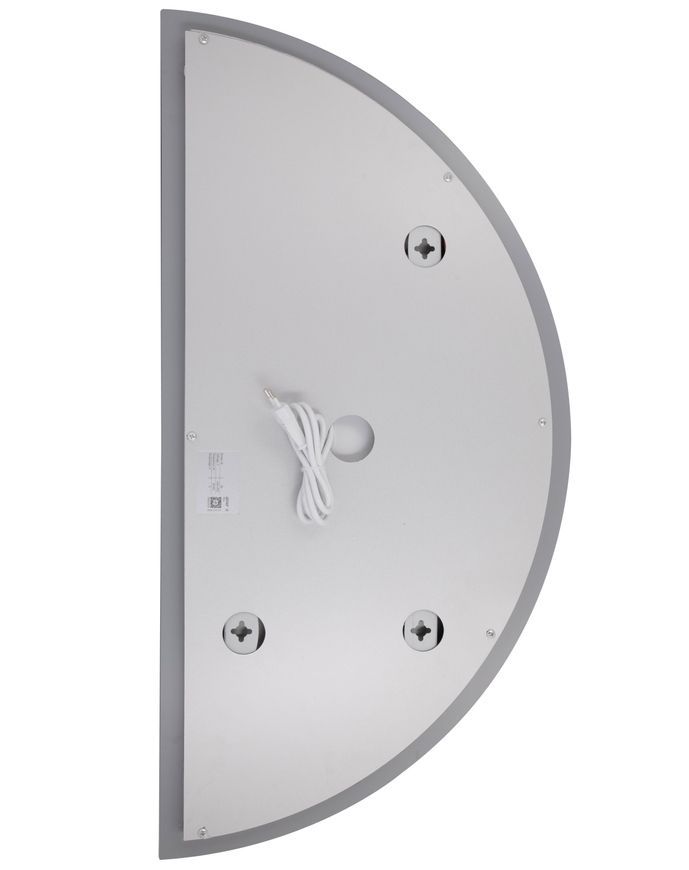 Дзеркало напівкругле Qtap Taurus TA1 HR1200 мм з LED-підсвіткою Touch, антизапотіванням, димером 3000-6500 K QTTAUHR1200