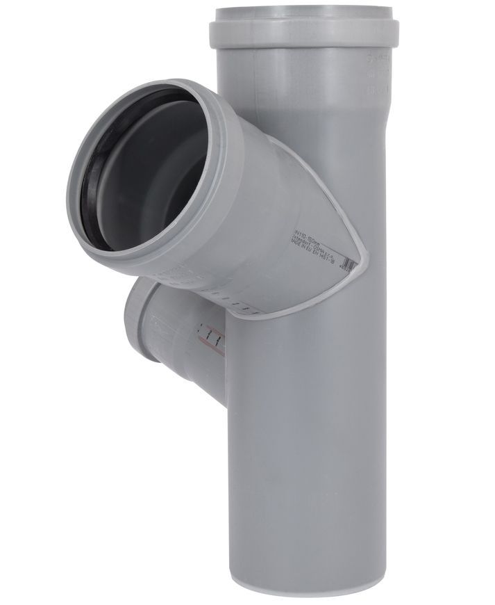 Хрестовина двоплощинна каналізаційна Ostendorf-OSMA HT-System PLUS d110/110/110/75&times;67&deg; (Л) SD00057596