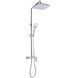 Душова система Qtap Gemini на три споживача (з виливом) Chrome/White QTGEM111CRW45687 - QTGEM111CRW45687 - 1