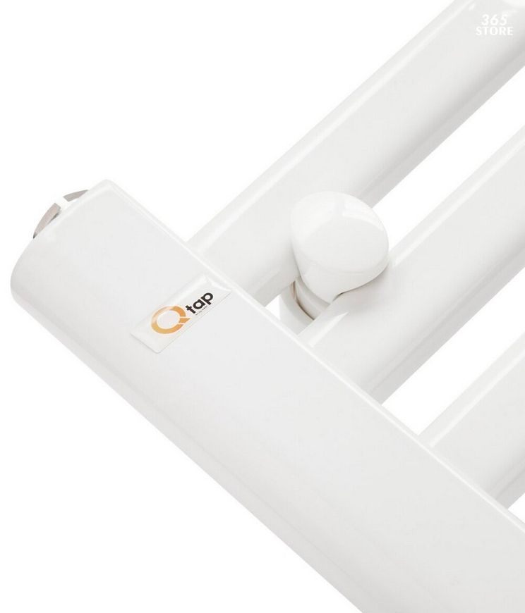 Полотенцесушитель водяной Q-TAP Dias WHI P18 1000x600 HY белый - QTDIASWHIP181000600HY