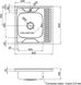 Кухонна мийка LIDZ 6060-L Decor 0,8 мм (180) - LIDZ6060LDEC08 - 2