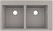 Кухонная мойка HANSGROHE S510-F770 770х510 на две чаши 370/370 Concretegrey серый бетон 43316380 - 43316380 - 1
