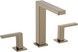 Змішувач для раковини на 3 отвори HANSGROHE Tecturis E 150 EcoSmart+ Brushed Bronze 73030140 бронза з донним клапаном - 73030140 - 1