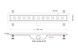 Трап VALTEMO Ducoline Base с комбинированным затвором 700 мм - VLD-596325 - 2