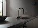 Змішувач для кухонної мийки HANSGROHE Aquno Select M81 170 3jet з витяжним виливом Matt Black 73837670 чорний матовий - 73837670 - 3