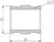 Муфта латунная SD Forte 1/2"х1/2" равнопроходная хромированная SF356H15