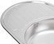 Кухонная мойка LIDZ 7750 Satin 0,6 мм (160) - LIDZ775006SAT - 5