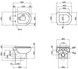 Унитаз подвесной QTAP Lark безободковый с сиденьем Soft-close QT0331159W - QT0331159W - 6