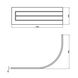 Панель фронтальная LIDZ WAWEL PANEL A 150 для асимметричной ванны 150 см - LWPA150 - 3