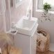 Змішувач для раковини HANSGROHE Tecturis S 80 CoolStart EcoSmart+ Matt White 73301700 білий матовий - 73301700 - 3