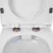 Унитаз подвесной QTAP Lark безободковый с сиденьем Soft-close QT0331159W - QT0331159W - 5