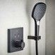 Термостат скрытого монтажа HANSGROHE ShowerSelect на 2 функции Matt Black 15763670 черный матовый - 15763670 - 6