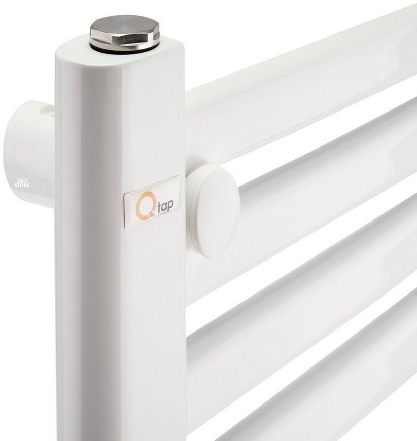 Полотенцесушитель водяной Q-TAP Dias WHI P18 1000x600 HY белый - QTDIASWHIP181000600HY