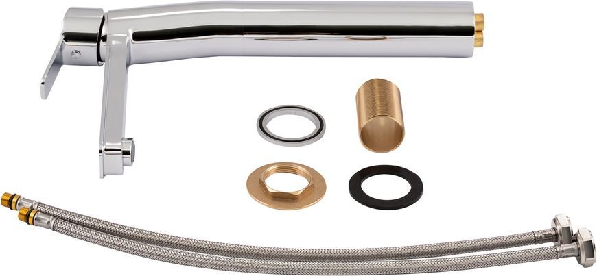 Смеситель для умывальника QTAP Zdeněk 1032H102C высокий - QTZDN1032H102C