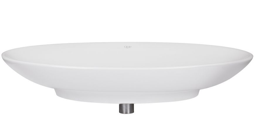 Раковина-чаша QTAP Dove 680х420х120 White з донним клапаном QT0611K160W - QT0611K160W