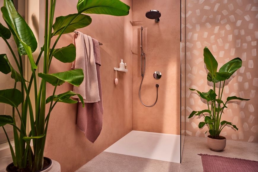 Верхний душ HANSGROHE Pulsify S 260 1jet EcoSmart 24141000 хром/графит - 24141000