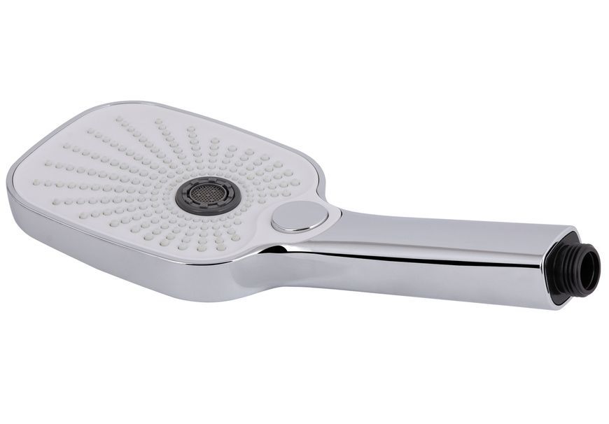 Душова система Qtap Gemini на три споживача (з виливом) Chrome/White QTGEM111CRW45687 - QTGEM111CRW45687