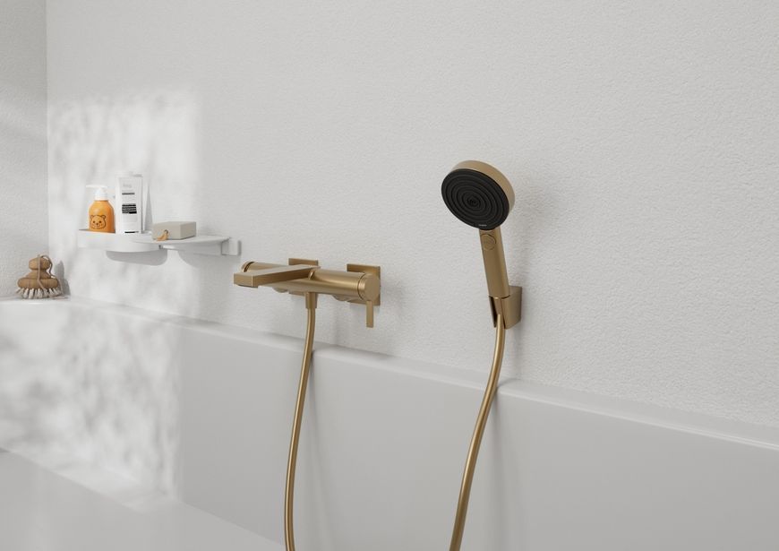 Ручной душ HANSGROHE Pulsify Select S 105 3jet Relaxation Brushed Bronze 24110140 бронза - 24110140