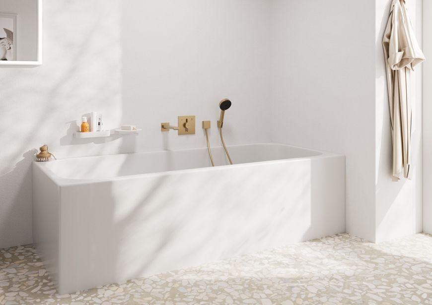 Ручной душ HANSGROHE Pulsify Select S 105 3jet Relaxation Brushed Bronze 24110140 бронза - 24110140