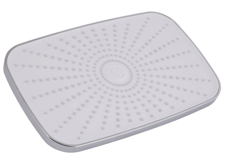 Душова система Qtap Gemini на три споживача (з виливом) Chrome/White QTGEM111CRW45687 - QTGEM111CRW45687