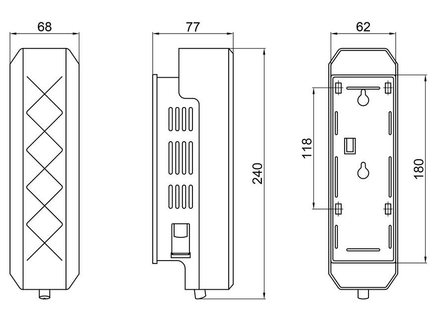 Диспенсер для жидкого мыла QTAP Davcovac mydla DM350CP1 - QTDM350CP1
