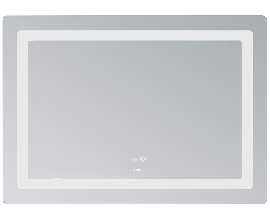 Зеркало Lidz Kubis KU2 1200х800 мм с LED-подсветкой Touch, с антизапотеванием, с диммером, рег. яркости LDKUB120080049007