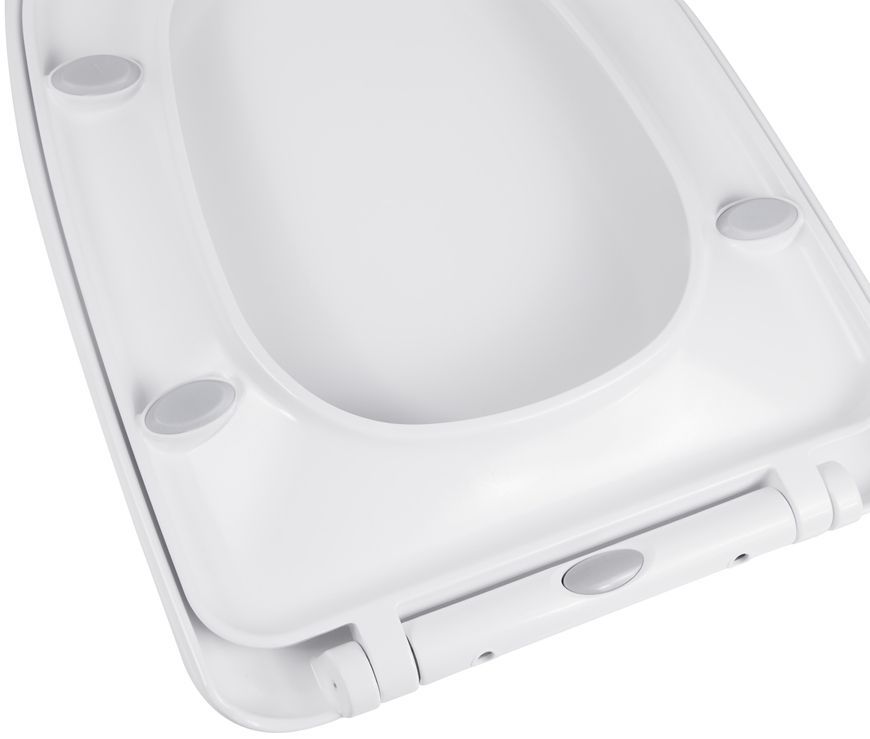 Сидіння для унітаза QTAP Gemini з мікроліфтом Slim QT25992614EW - QT25992614EW