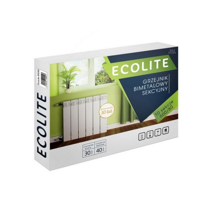 Радіатор біметалевий ECO EcoLite 500/80 - EL50080B