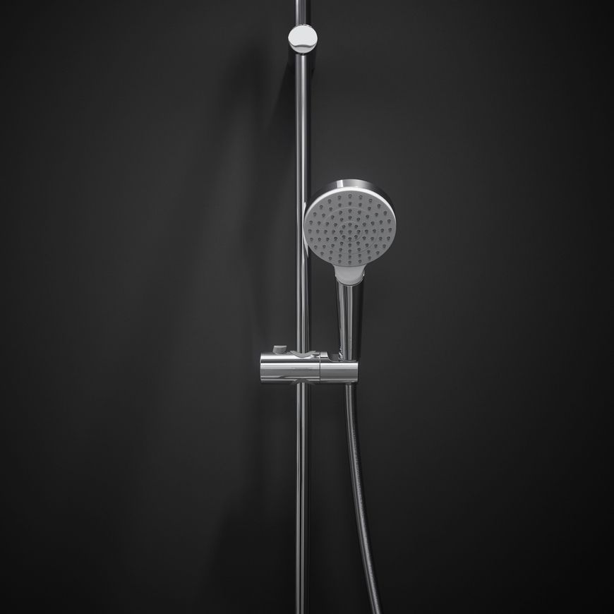 Ручной душ HANSGROHE Crometta 100 1jet EcoSmart 26333400 хром/белый - 26333400